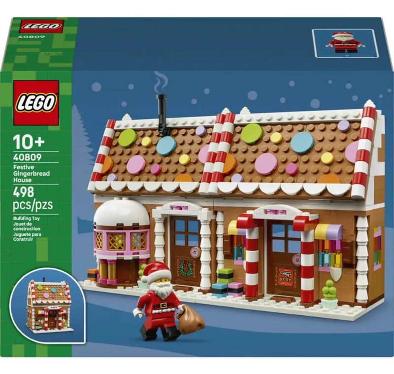 Casa de Navidad LEGO Seasonal 40809 498 Piezas