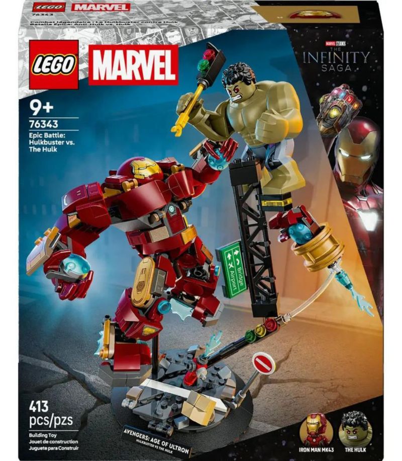 Lego Marvel Super Héroes 76343 Iron Man Hulk