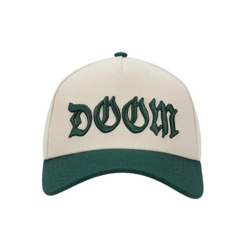 Gorra snapback Bioworld Dr. Doom blanco roto y verde