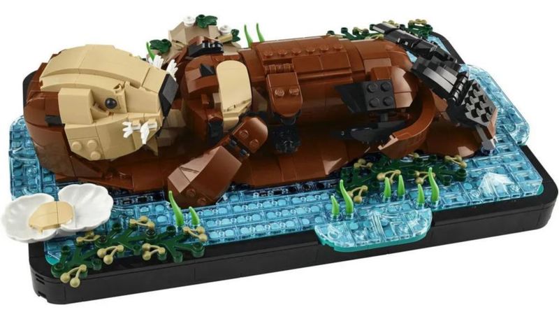 Lego Ideas 21366 Nutrias Marinas Flotantes 1234 Piezas