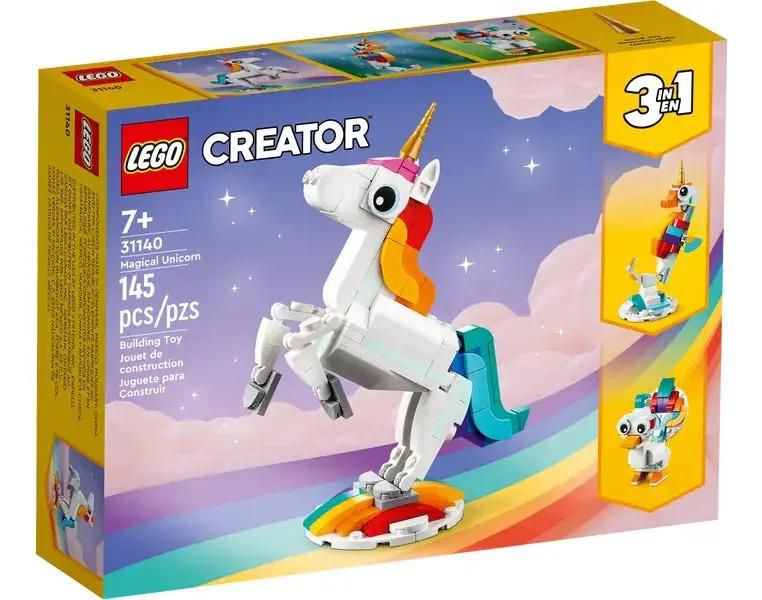 Lego Creator 3 em 1 Unicornio Mágico 145 Piezas