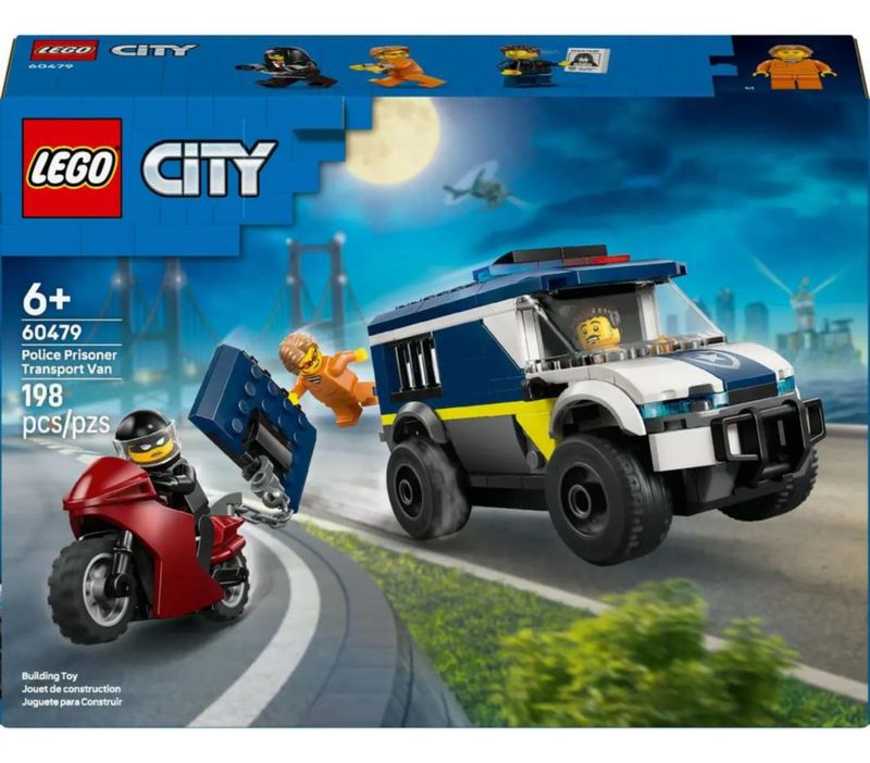 Lego City 60479 Van de Transporte de Presos 198 Piezas