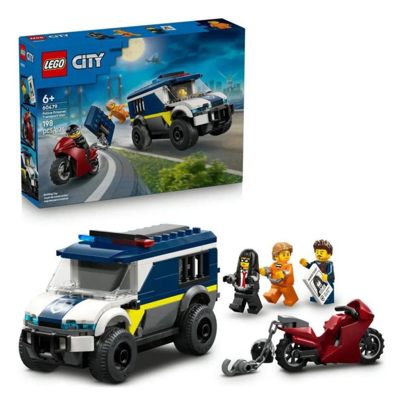 Lego City 60479 Van de Transporte de Presos 198 Piezas