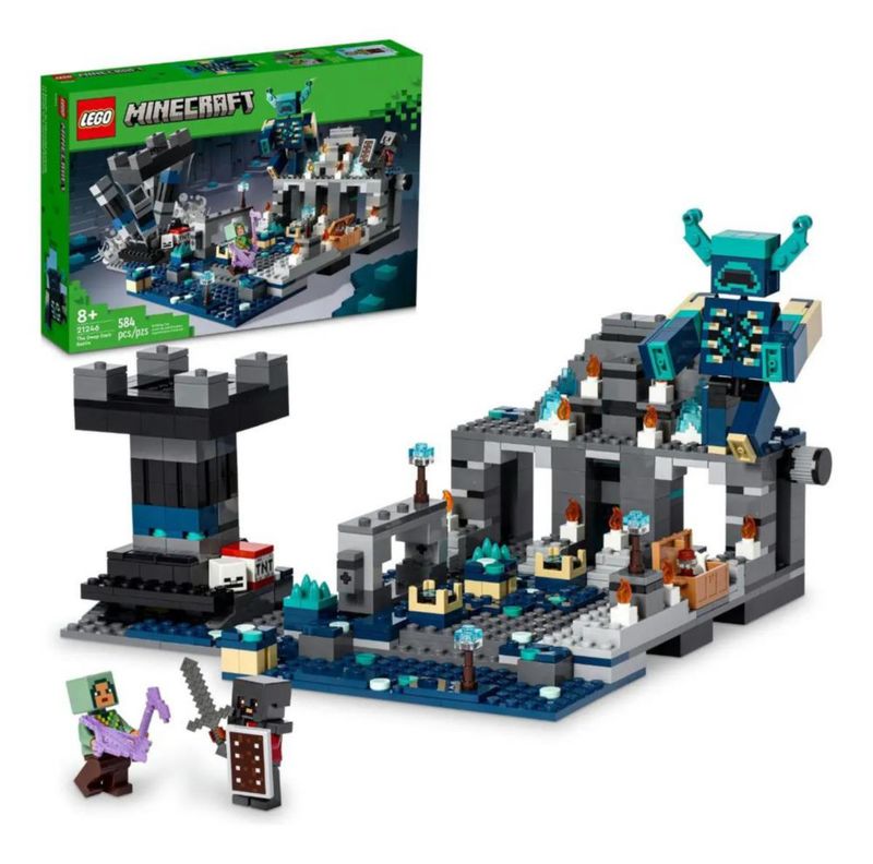 Lego Minecraft 21246 La Batalla Oscura Profunda 584 Piezas