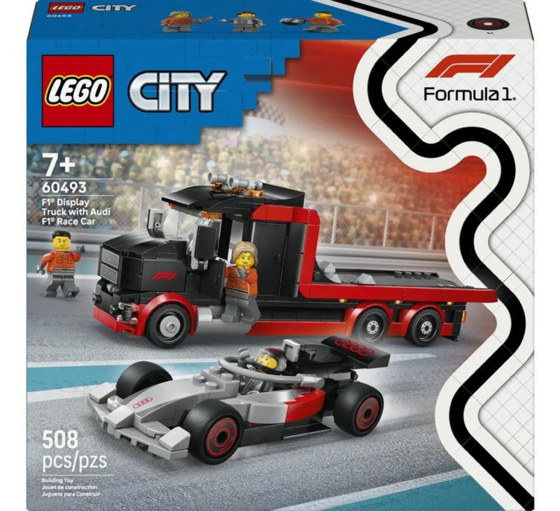 Lego City F1 Racing Set 60493 508 Piezas Coleccionable