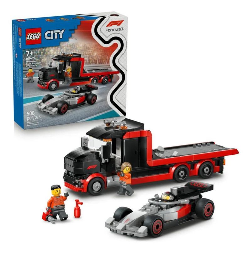 Lego City F1 Racing Set 60493 508 Piezas Coleccionable