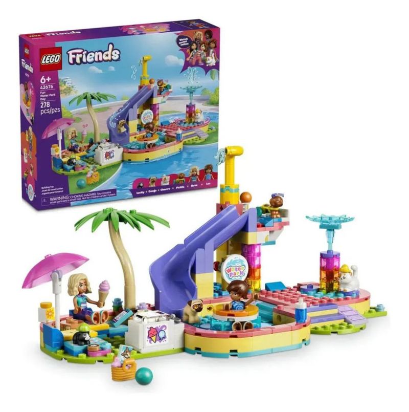 LEGO Friends Parque Acuático 42676 278 Piezas
