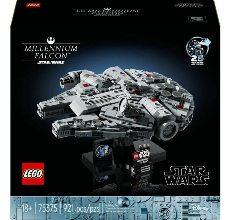 Nave Millennium Falcon Lego Star Wars 75375 921 Piezas