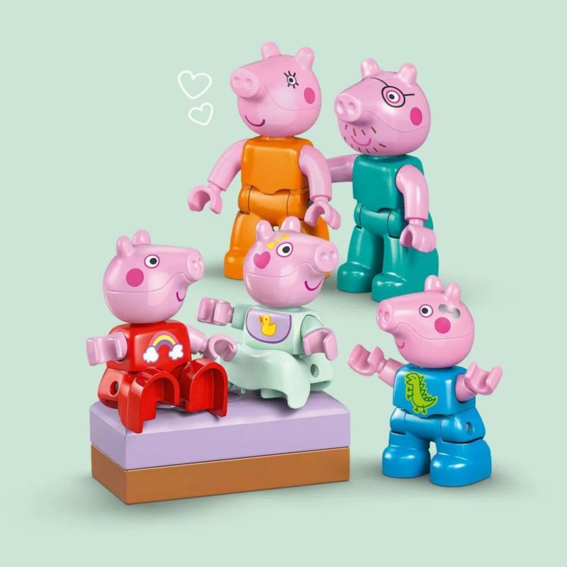 Juguete LEGO DUPLO Peppa Pig 6585497 Caja 84 Piezas