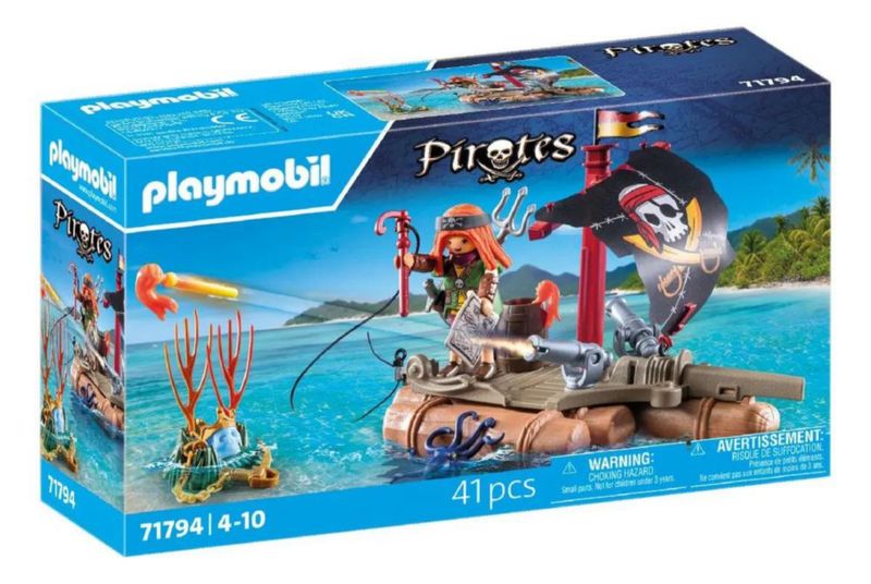 Bote Pirata con Tesoro Playmobil Pirates 41 Piezas