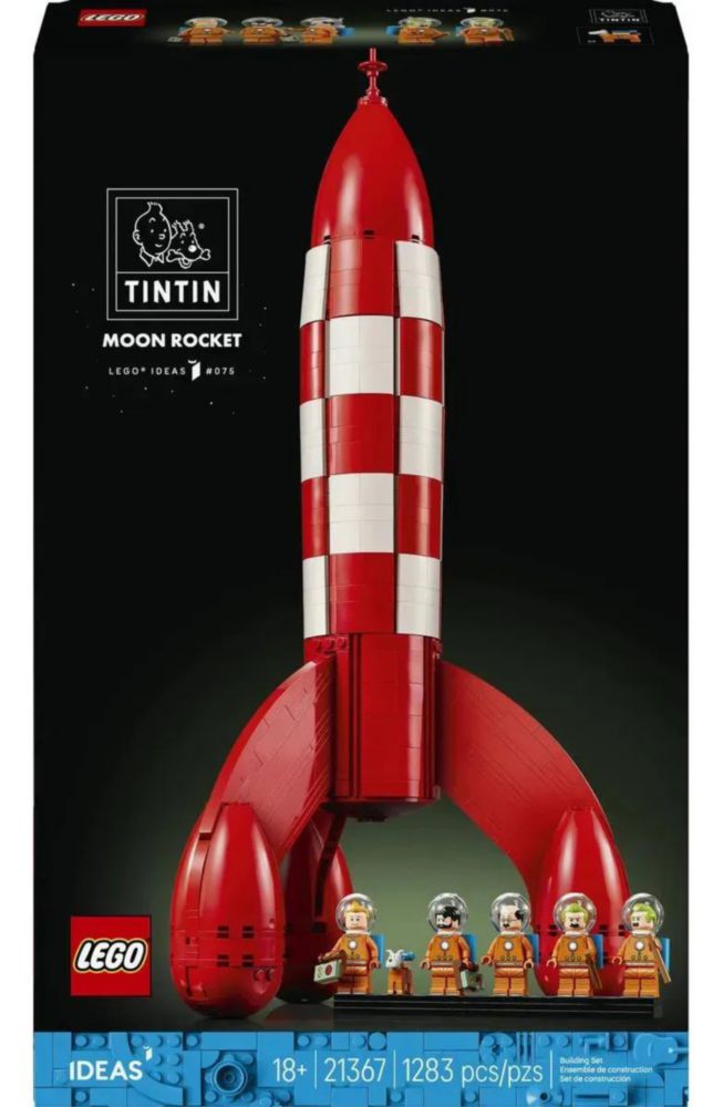 Cohete Lunar Tintin Lego Ideas 21367 1283 Piezas