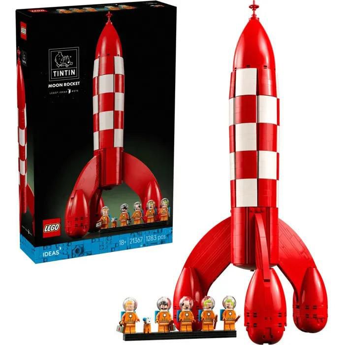 Cohete Lunar Tintin Lego Ideas 21367 1283 Piezas