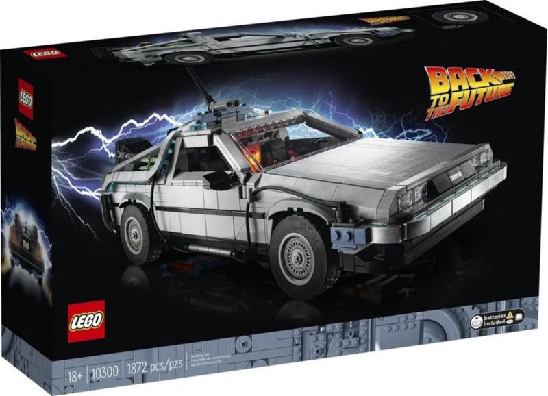 Juguete LEGO Icons Back to the Future Dr Emmett Brown y Marty McFly