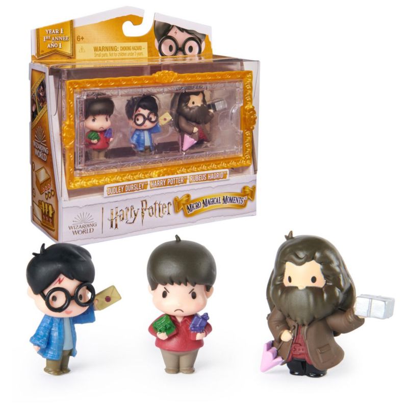 Wizarding World Harry Potter Set Figuras Micro Harry Hagrid Dudley