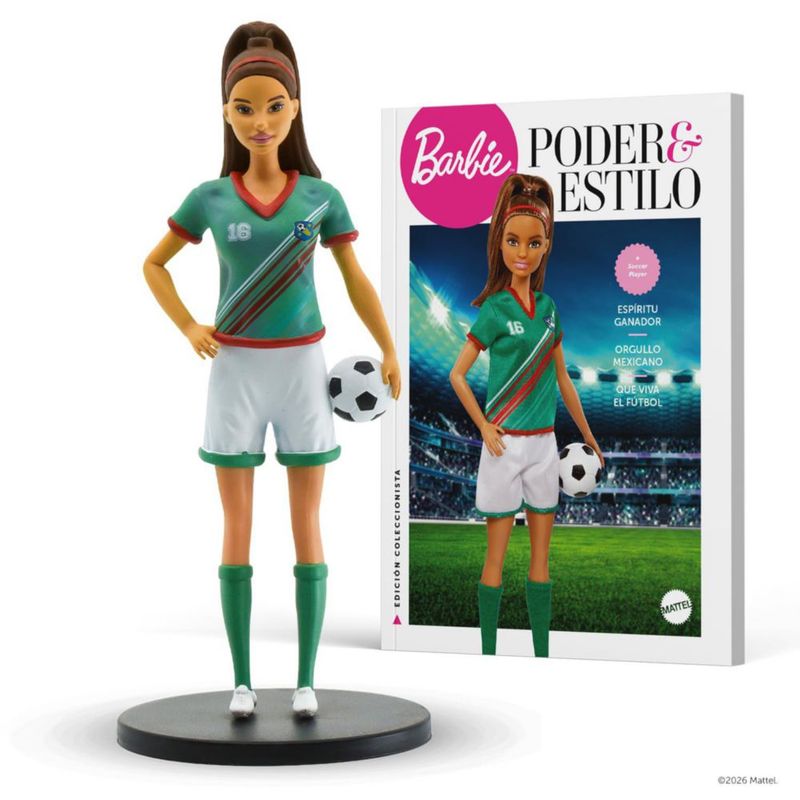 Barbie Soccer México Edición Coleccionista Muñeca Futbolista Luppa 15