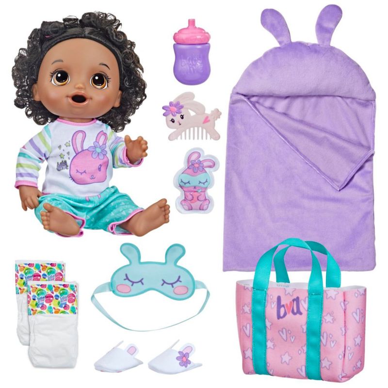 Muñeca Baby Alive Bunny Sleepover 12 Pulgadas Pijamas Conejo
