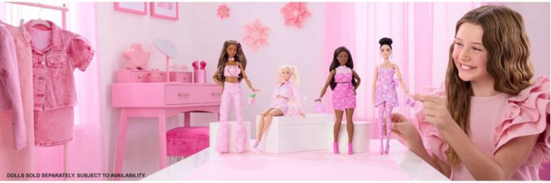 Barbie Fashionista Muñeca Deluxe Style con Pantalones Acampanados