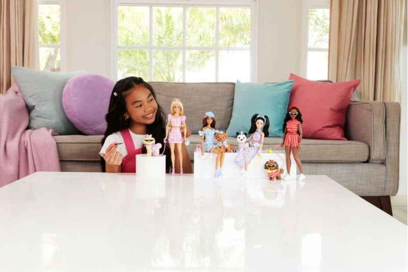 Barbie Looks Iguales Teresa y Perrito para niñas de 3 años en adelante