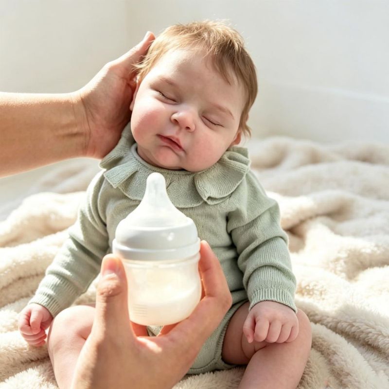Muñeca Bebé Reborn MIAISHUVO 20 Pulgadas Realista Vinilo Incluye Ropa