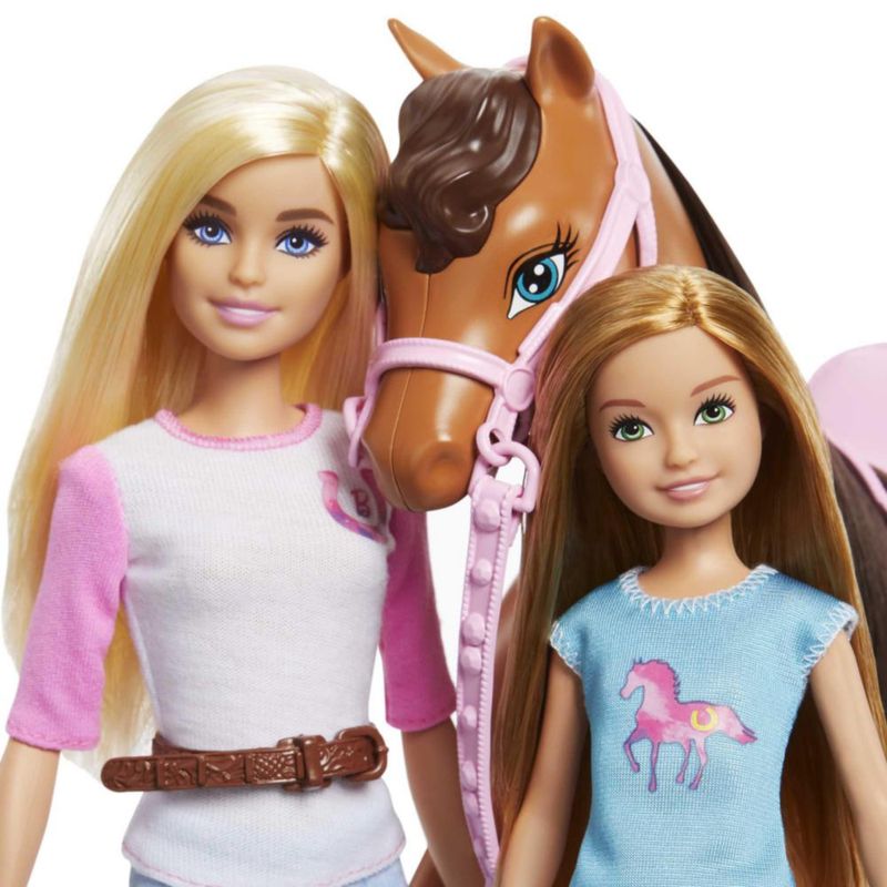 Barbie Set Diversión con Caballos para Niñas 3