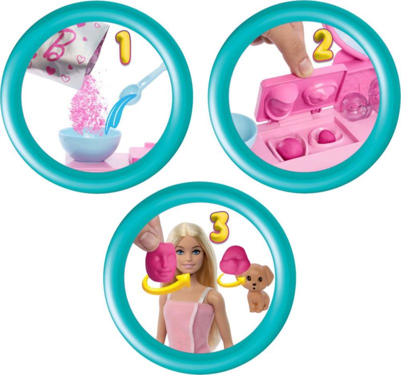 Barbie Fashion Beauty Set Día de Spa Mascarillas Niñas 4