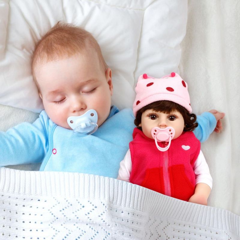LUHI 48cm Muñeca Reborn Realista Set Completo