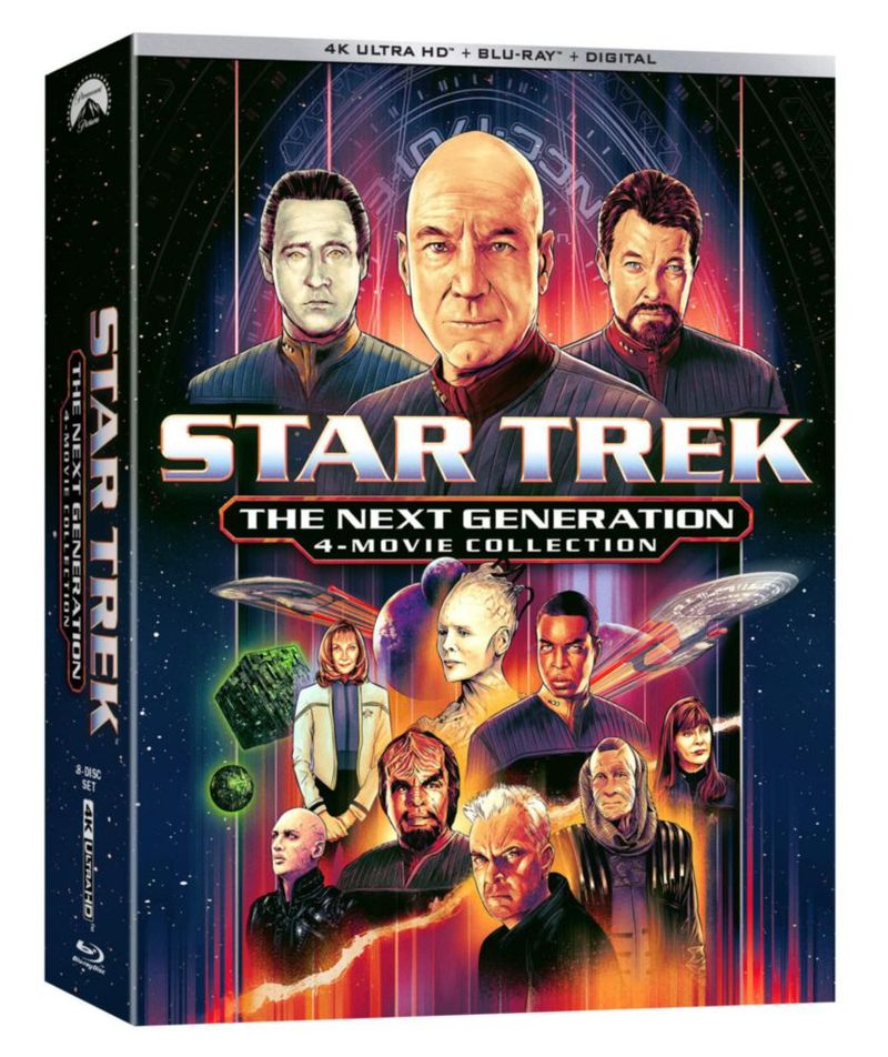 Colección de películas Paramount Star Trek: TNG 4 discos