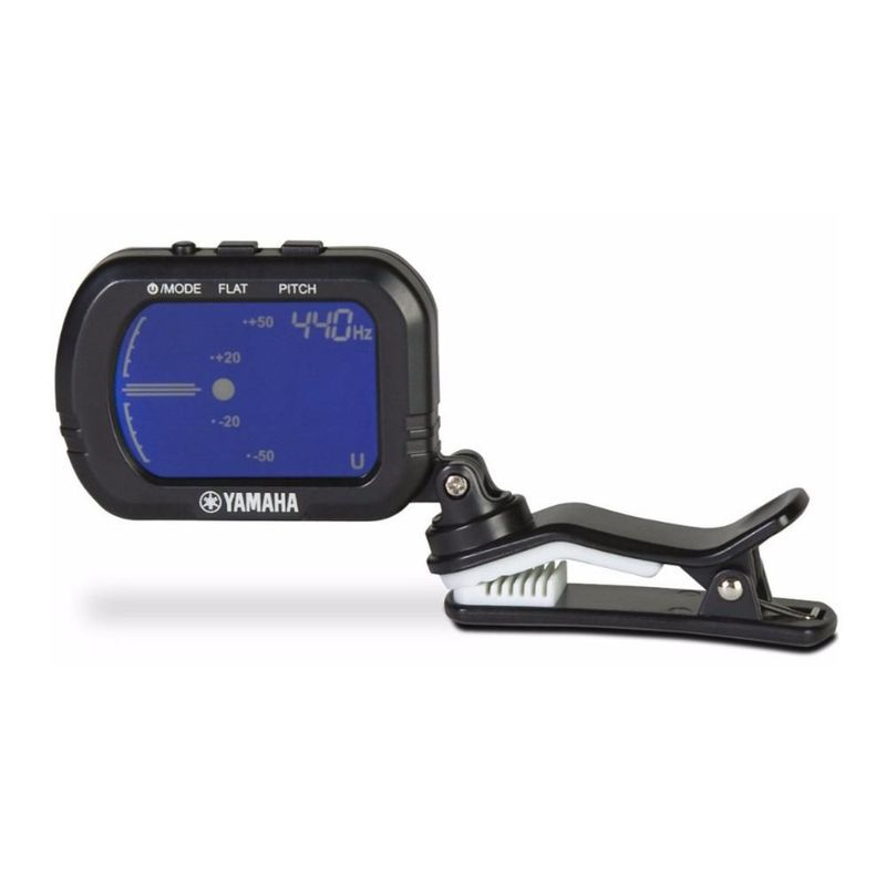 Afinador cromático Yamaha GCT1 de clip multiescala