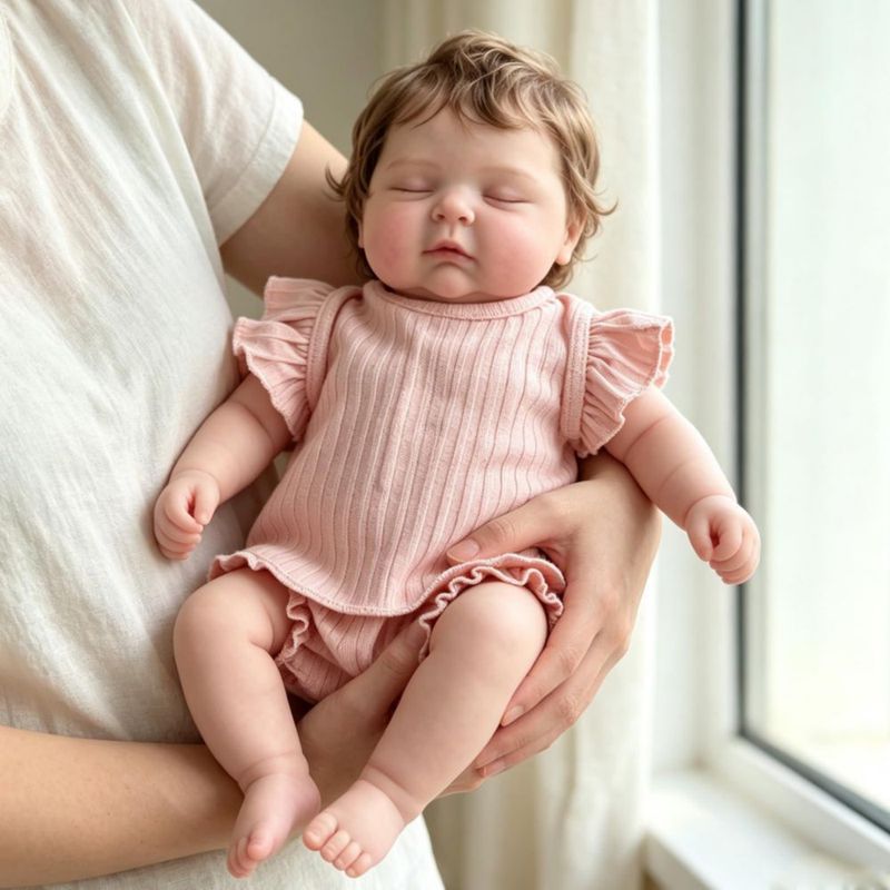 Muñeca Bebé Reborn MIAISHUVO 20 Pulgadas Realista Vinilo Completo