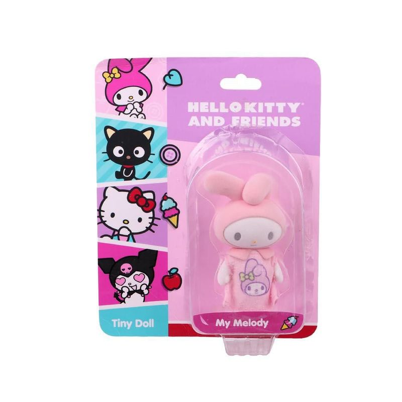 Ruz Figura Mini My Melody 3 Pulgadas Felpa Rosa Vestido