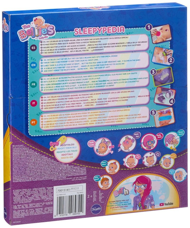 Famosa Bellies Kit Dulces Sueños Doll The Bellies