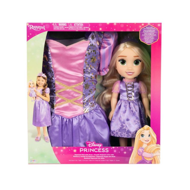Muñeca Disney Princess Mi Amiga Rapunzel 14 pulgadas Cabello Peinable
