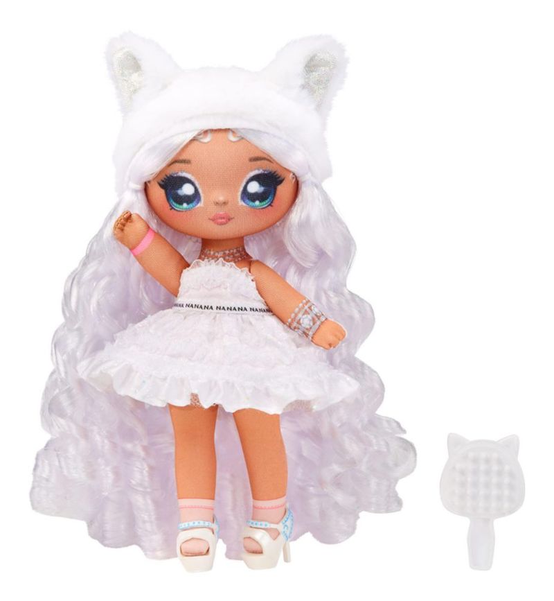 Na Na Na Surprise Sweetest Gems April Sparkles Muñeca Moda 19cm Pelo