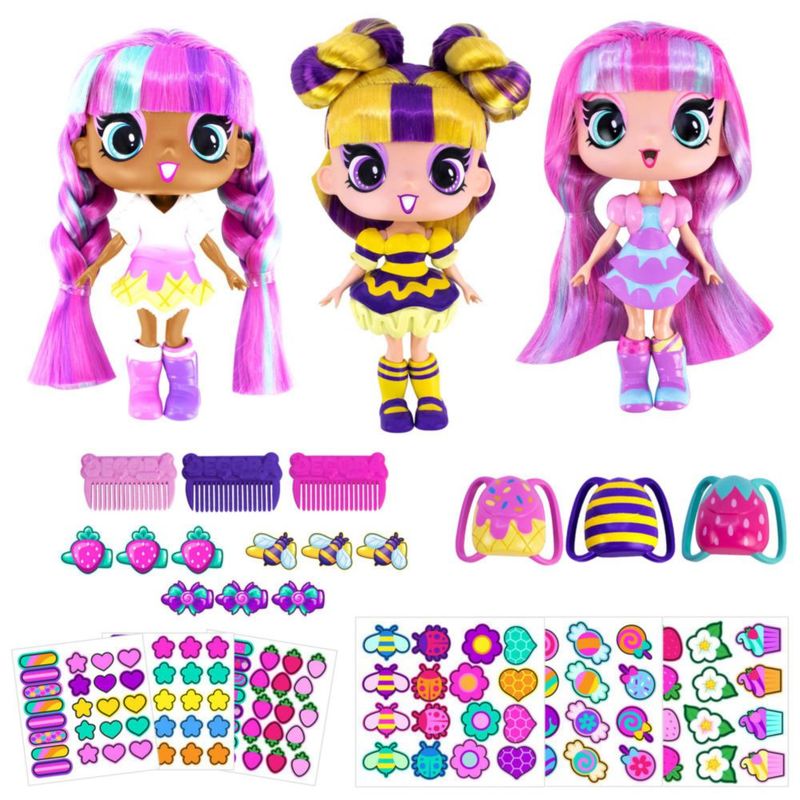 DECORA GIRLZ Muñecas de Moda para Niñas Blossom Buzzy Sweetie Paquete