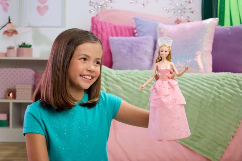 Muñeca Wicked Glinda Upland Mattel Traje Extraíble 7 Puntos de