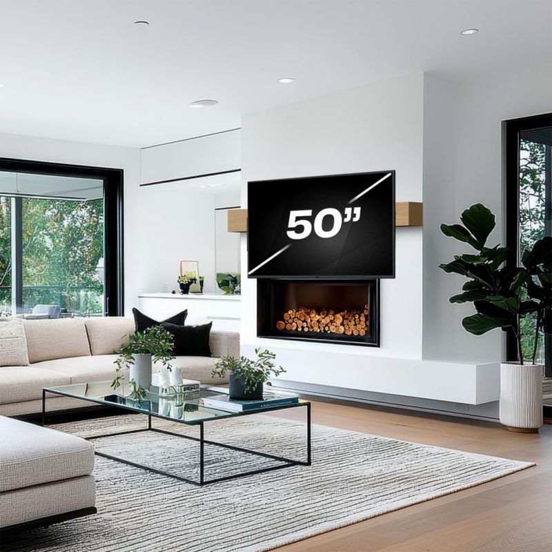 Soporte para TV VIVO de 32‑50 pulg. tipo abrazadera negro – MOUNT‑M50C