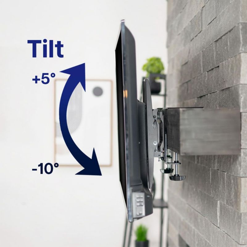 Soporte para TV VIVO de 32‑50 pulg. tipo abrazadera negro – MOUNT‑M50C