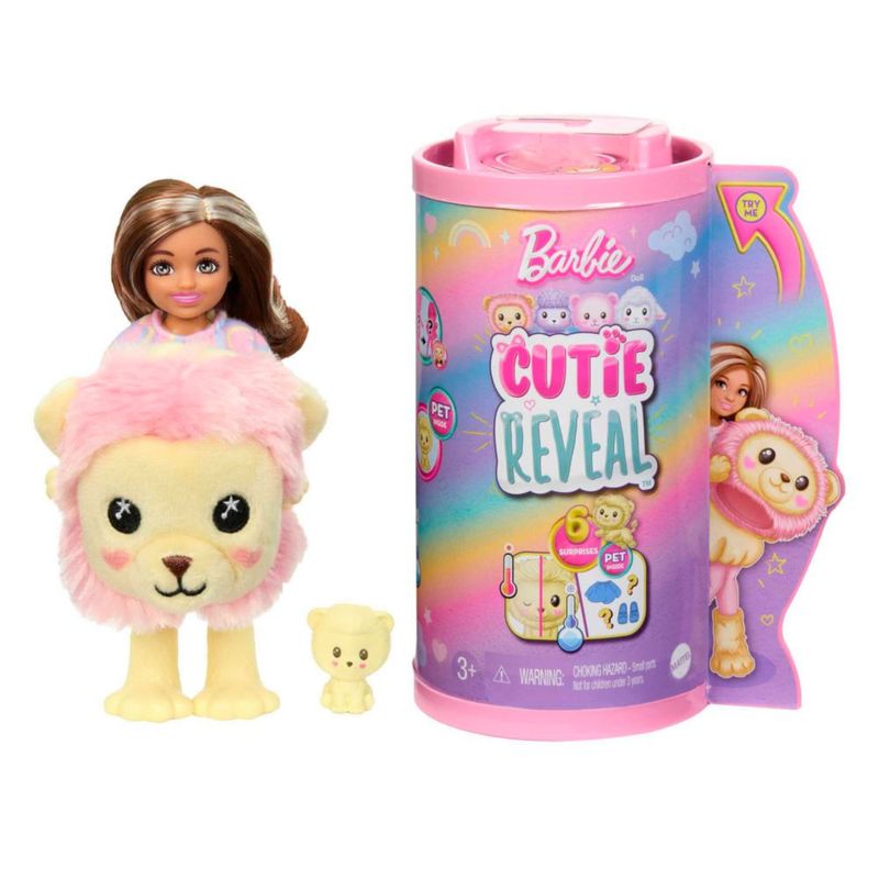 Barbie Chelsea Cutie Reveal Muñeca con Accesorios y Sorpresas