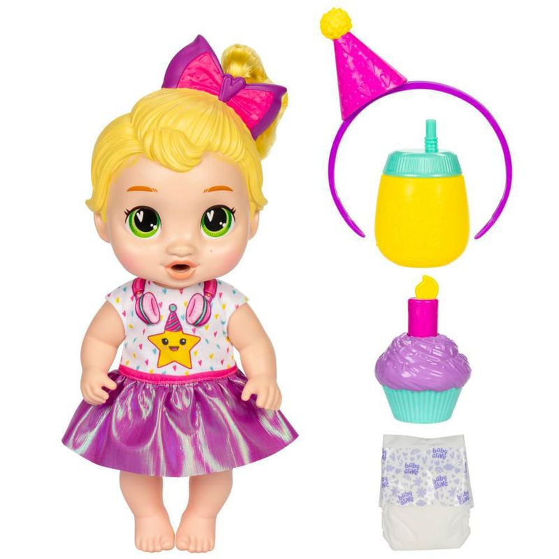 Baby Alive Lala GooGoo Fiesta de Cumpleaños 28 cm Rosado