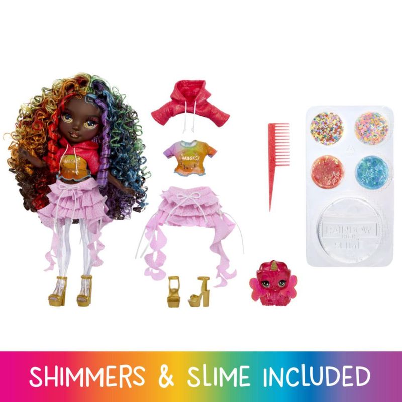 Rainbow High Rainbow Shimmers Iris Muñeca Moda 11 Pulgadas Limo