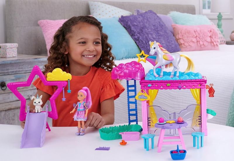 Barbie A Touch of Magic Chelsea y Pegasus Set Juego para Niñas