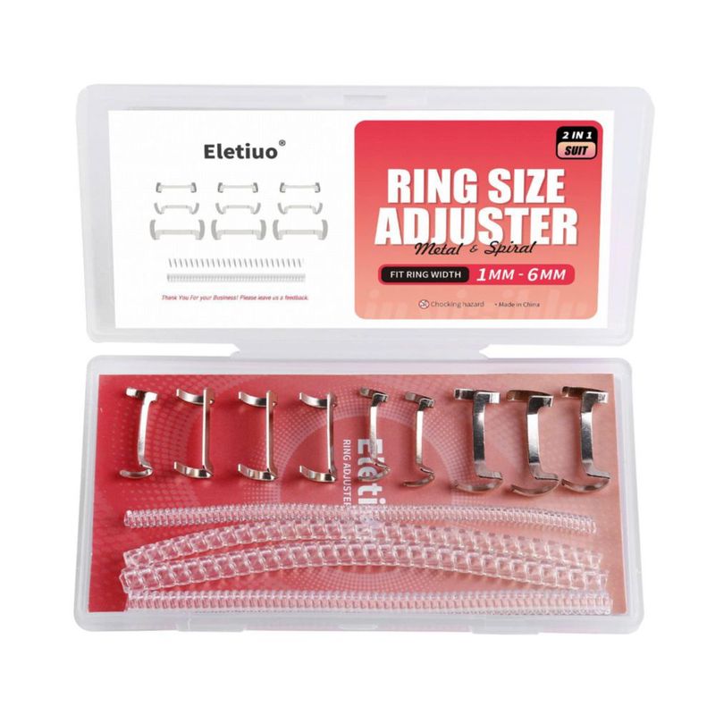 Set de 13 Protectores de Anillos ELETIUO Metal y Espiral 1‑6 mm