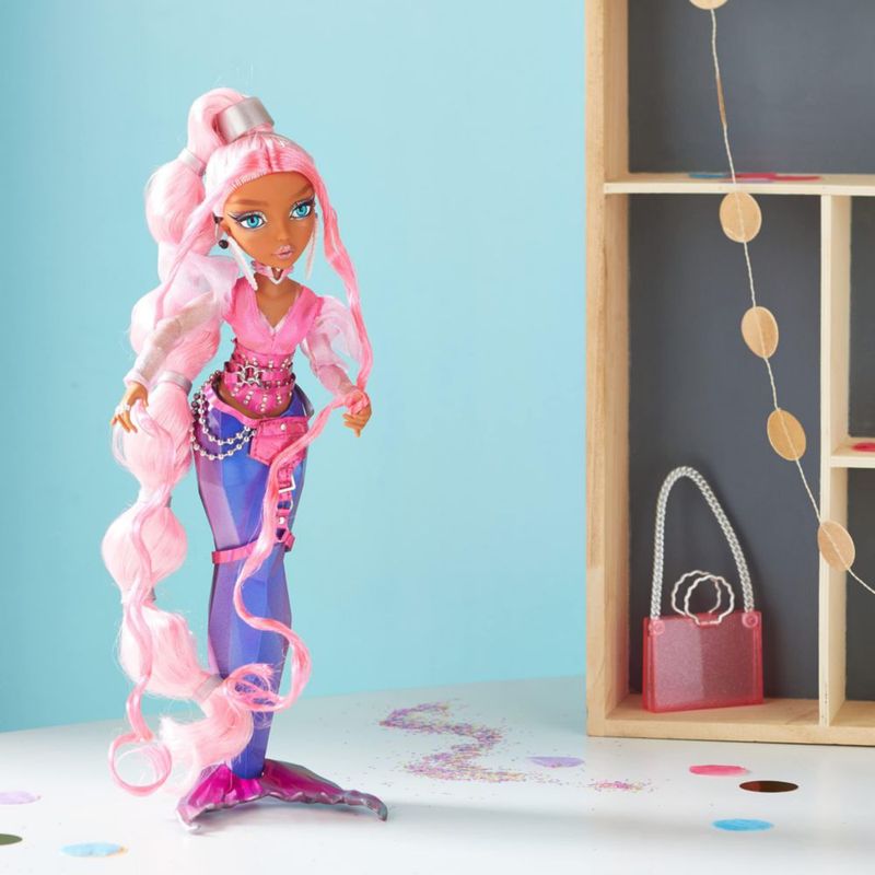 Muñeca Sirena Harmonique Mermaze Mermaidz Cola Cambia Color 4 años