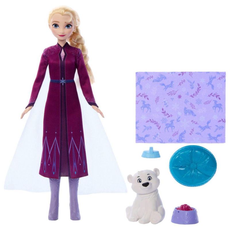 Set Juego Elsa Oso Bebé Disney Frozen Mattel JFG16 3 Niñas