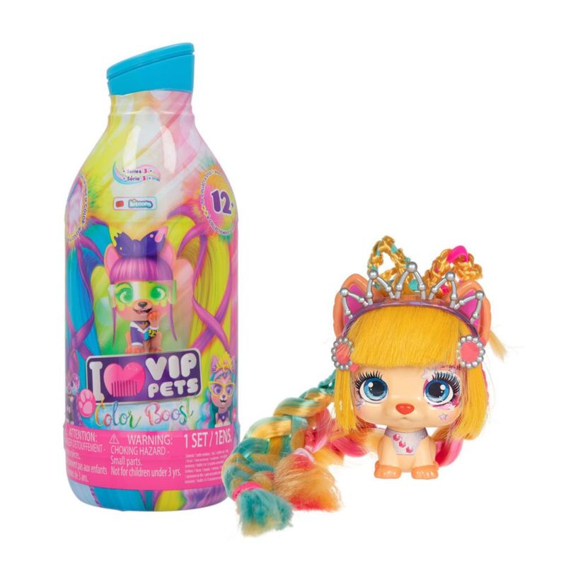 VIP PETS IMC Toys Color Boost Incluye 1 muñeca VIP para Mascotas 9