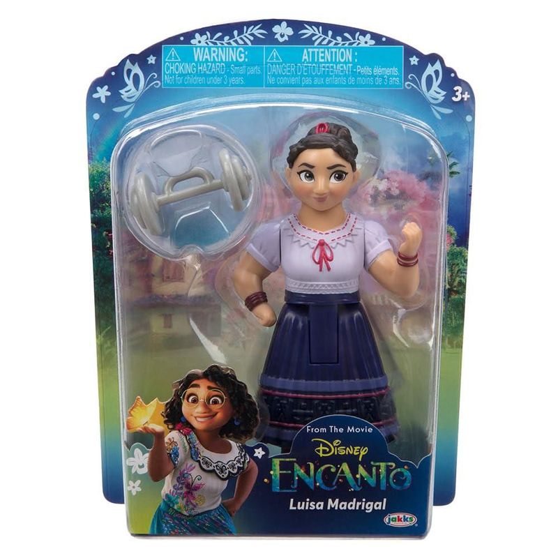 Muñeca Disney Encanto Luisa Madrigal Plástico Articulado 3 Pulgadas