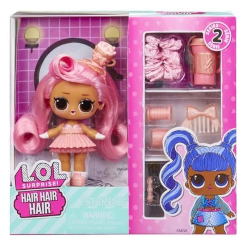 L O L Surprise Hair Hair Hair Dolls Serie 2 Desempaca 10 Sorpresas