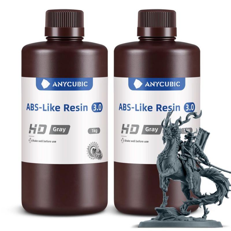 Resina 3D ANYCUBIC ABS-Like 3.0 2 kg Gris HD