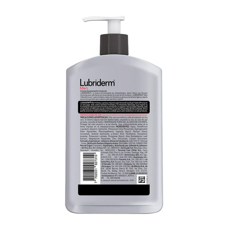 Lubriderm Crema Corporal 400ml Fragancia Ligera