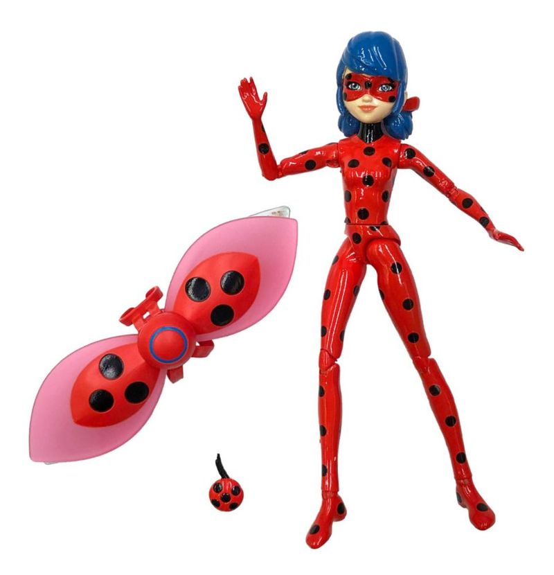 Muñeca Miraculous Ladybug 5 Acción Super Poseable